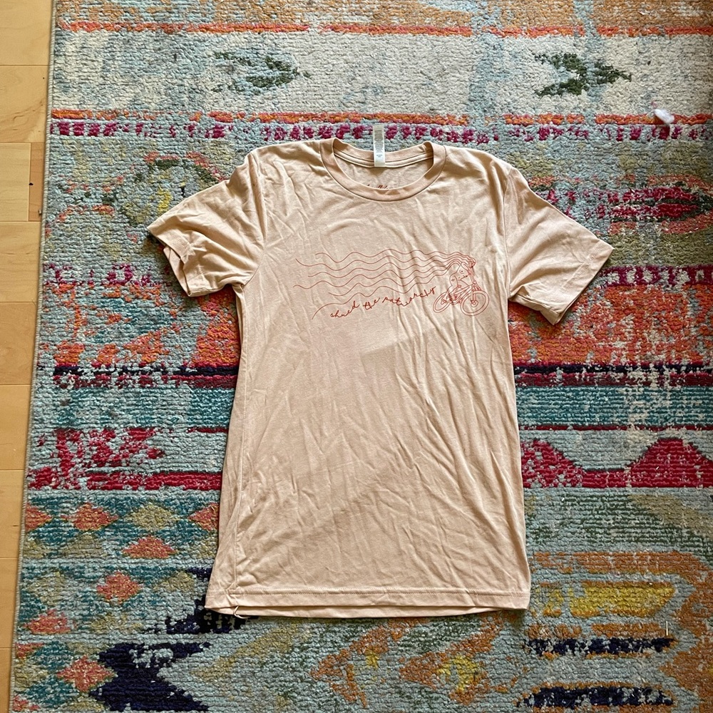 NWOT Coalition Snow shred the patriarchy t-shirt
